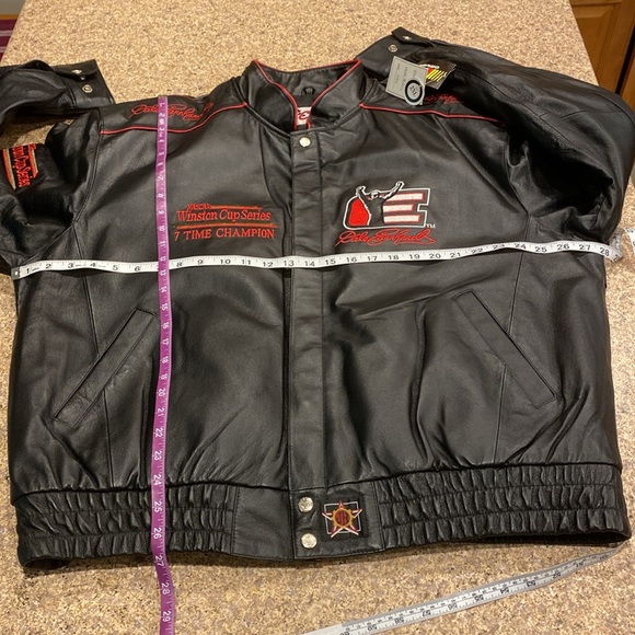 NWT Chase Authentics Dale Earnhardt Sr. Leather Jacket Nascar 7 Time Champ 2XL - Picture 11 of 17